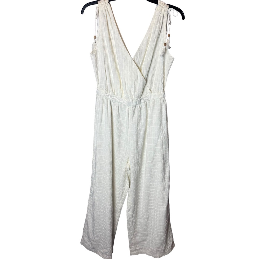 Faherty Rowe Windowpane Jumpsuit L